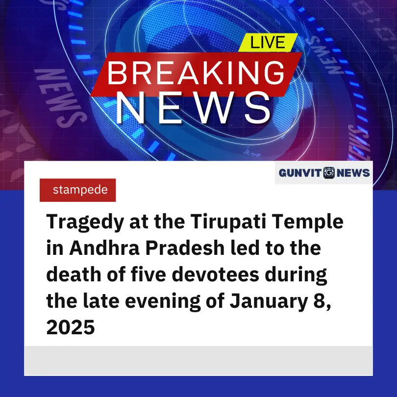 Tragedy at the Tirupati Temple: Five Killed During a Stampede